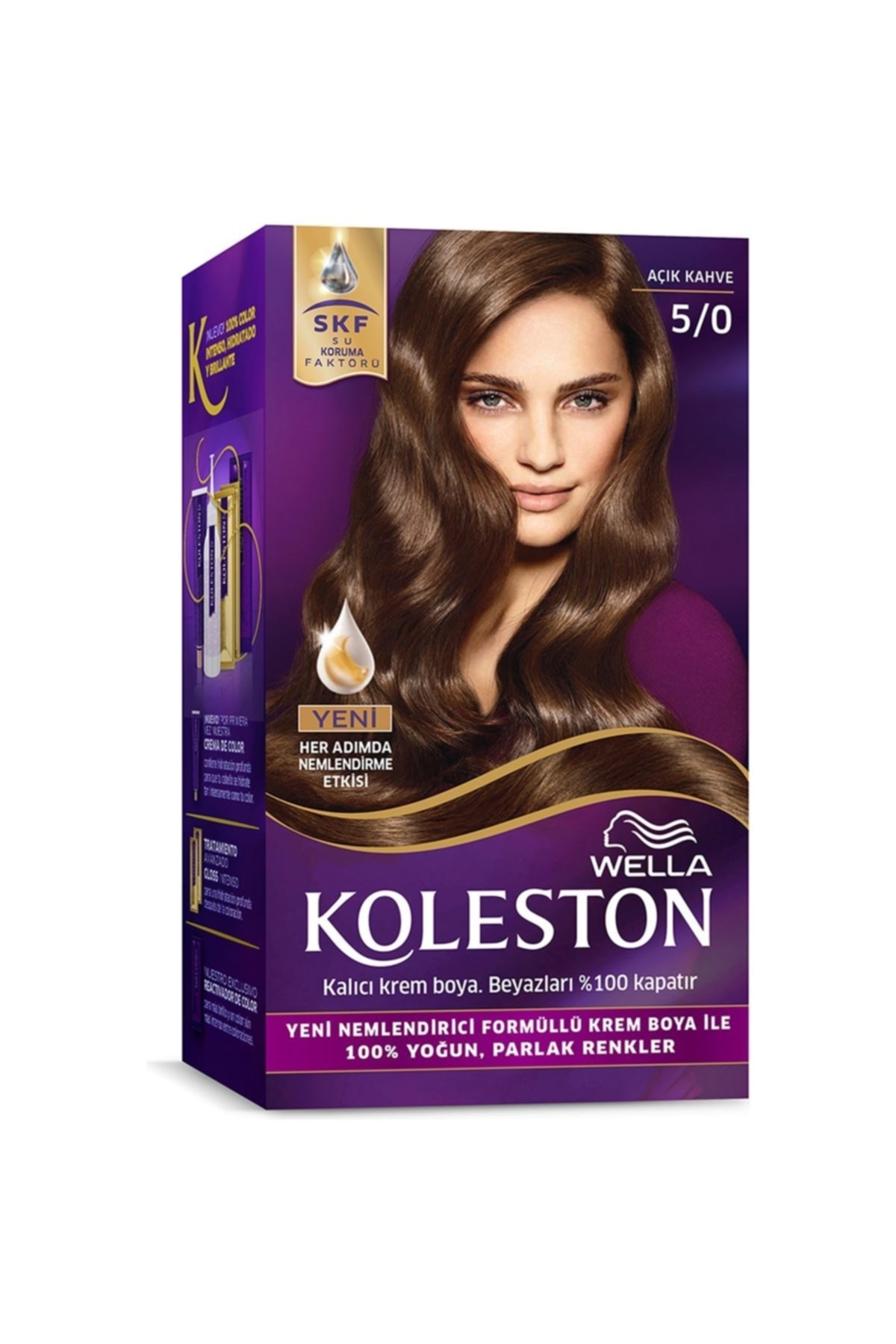 Koleston Kit Saç Boyası 5/0 Açık Kahve