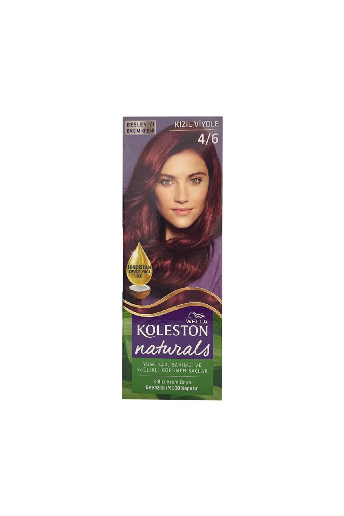 Koleston Saç Boyası Naturals 4/6 Kızıl Viyole
