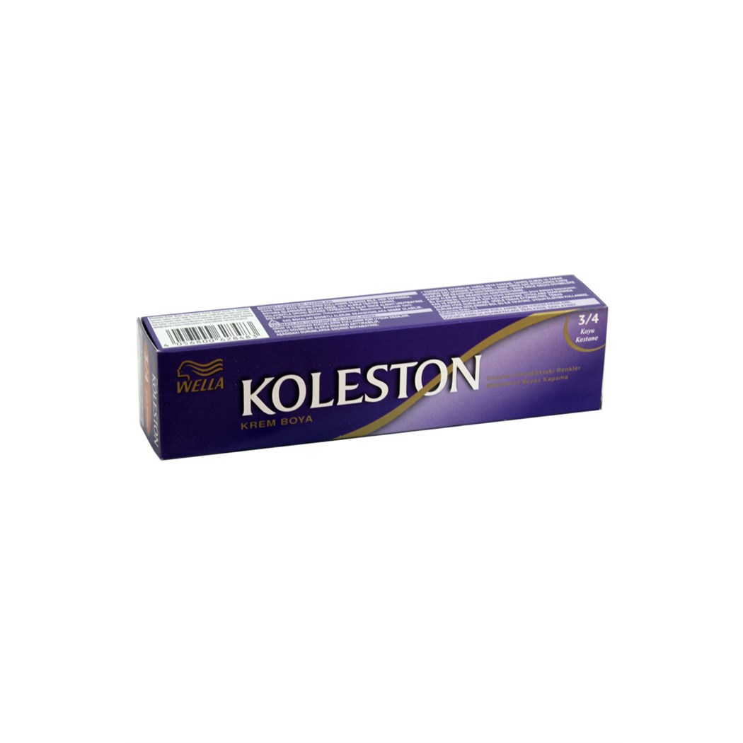 Koleston Tüp Saç Boyası 3/4 Koyu Kestane
