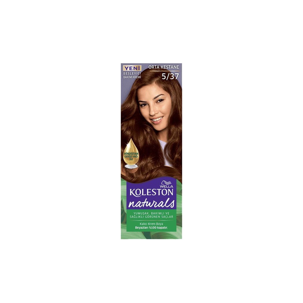Koleston Saç Boyası Naturals 5/37 Orta Kestane