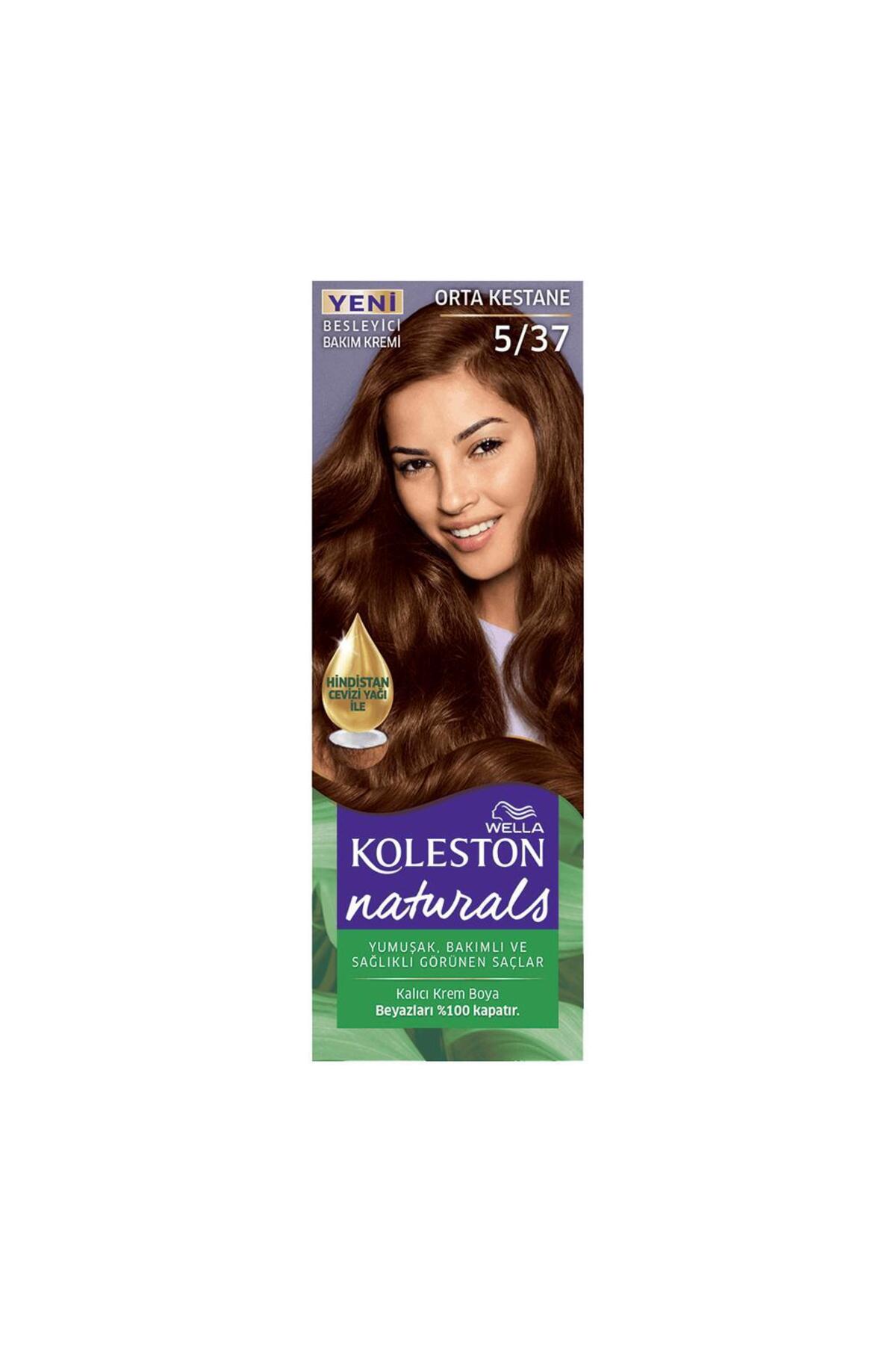 Koleston Saç Boyası Naturals 5/37 Orta Kestane
