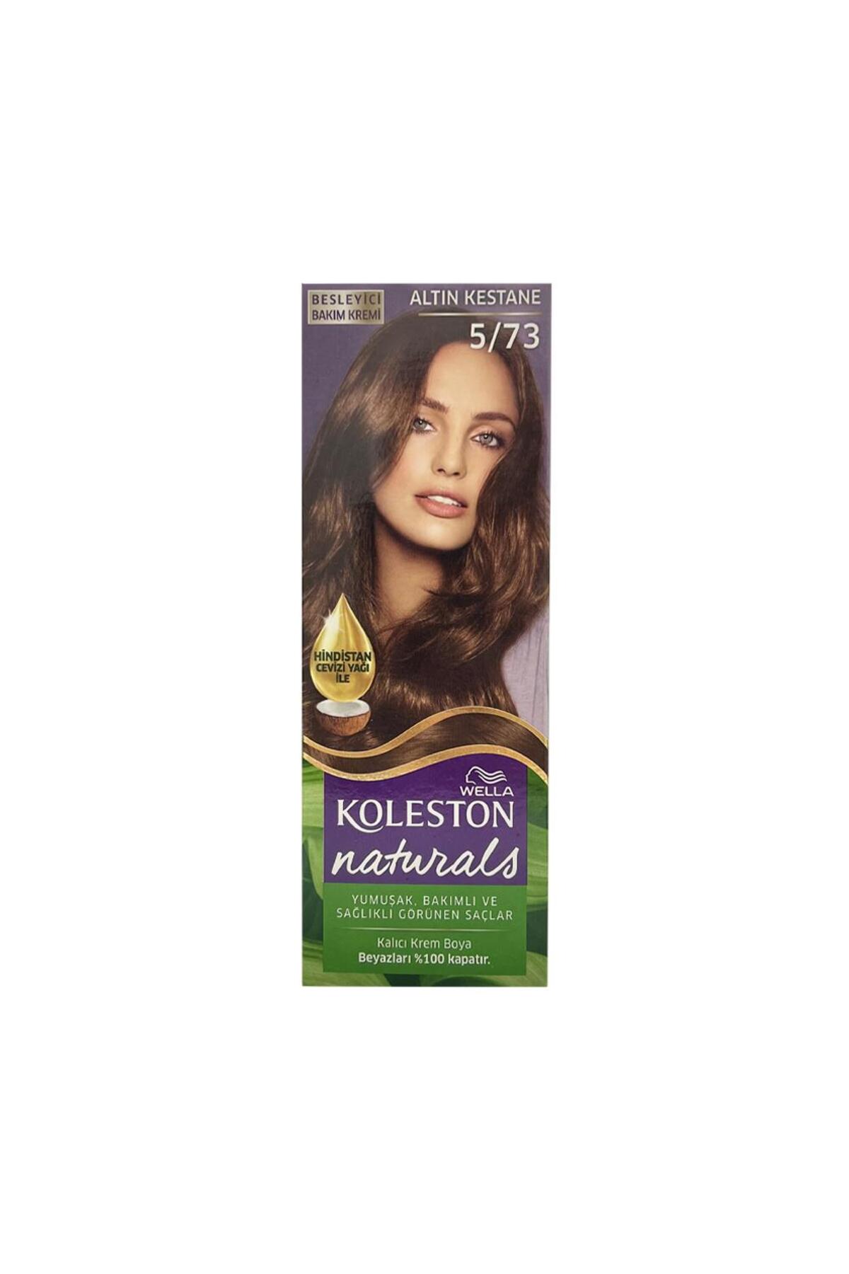 Koleston Saç Boyası Naturals 5/73 Altın Kestane