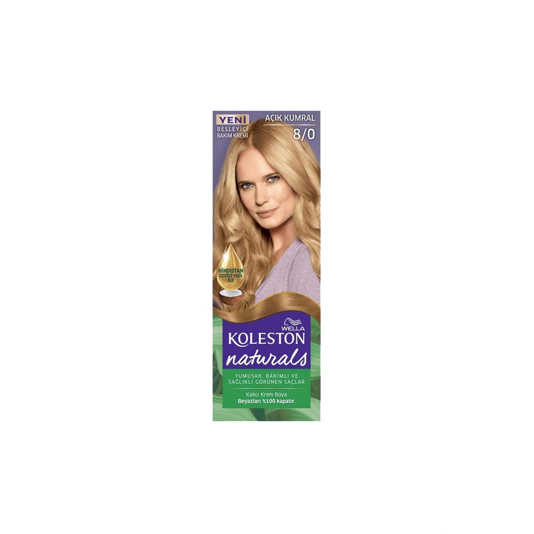 Koleston Saç Boyası Naturals 8/0 Açık Kumral