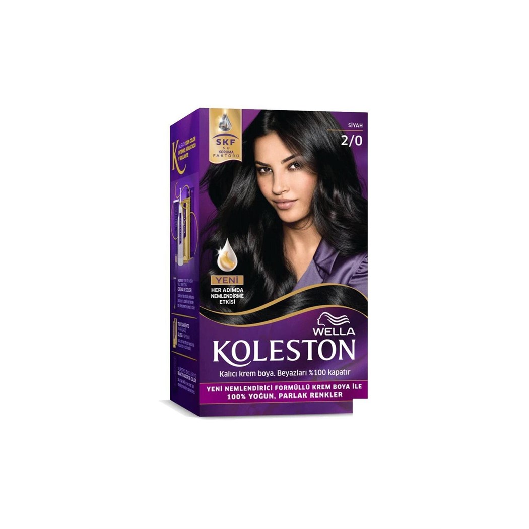 Koleston Kit Saç Boyası 2/0 Siyah