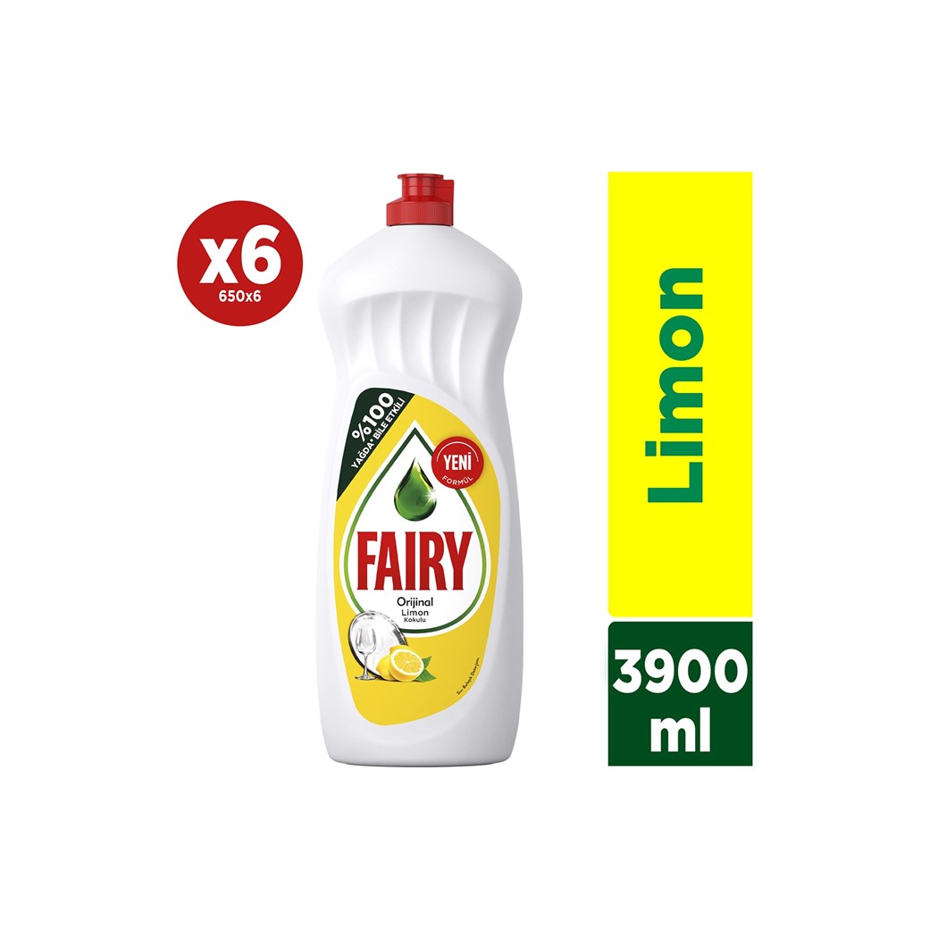 Limon Bulaşık Deterjanı 6x650ml Fırsat Paketi