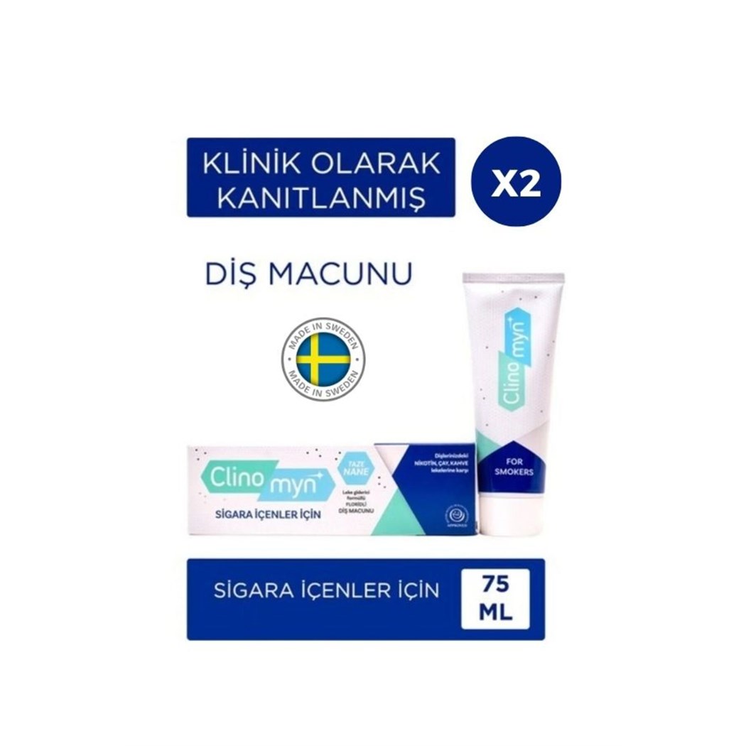 Sigara Içenler Için Smokers Diş Beyazlatan Leke Giderici Diş Macunu 75 ml 2 Adet