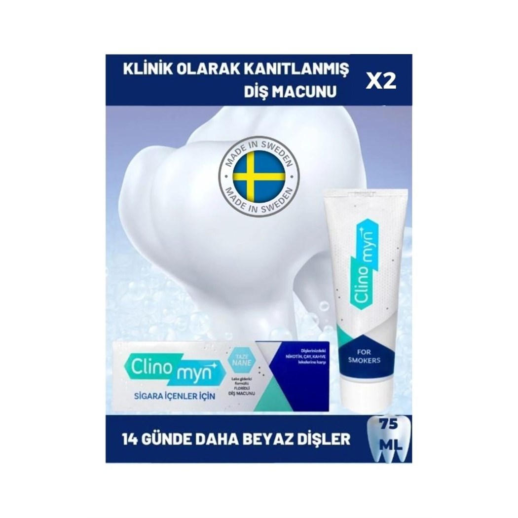 Sigara Içenler Için Smokers Diş Beyazlatan Leke Giderici Diş Macunu 75 ml 2 Adet