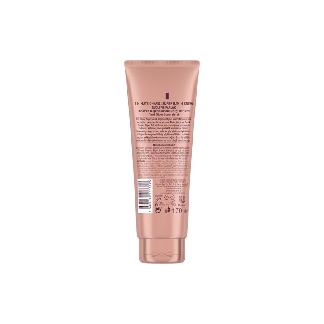 170 ml Saç Kremi Güçlü Parlak