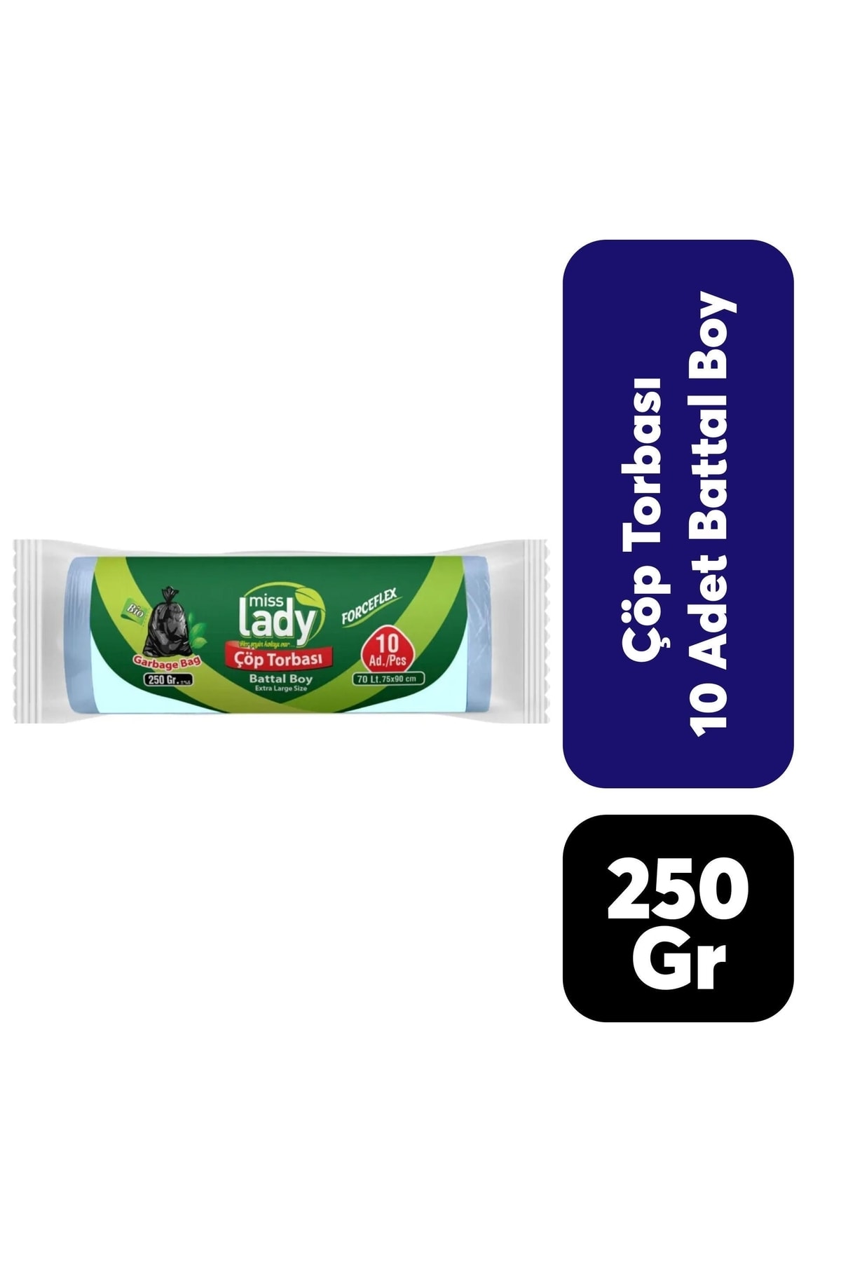 Lavabo Battal Boy Çöp Torbası 10 Adet