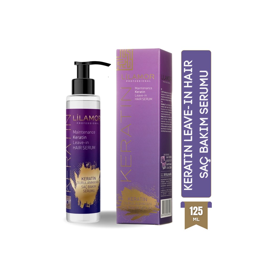 Keratin Durulanmayan Saç Bakım Serumu 125 ml