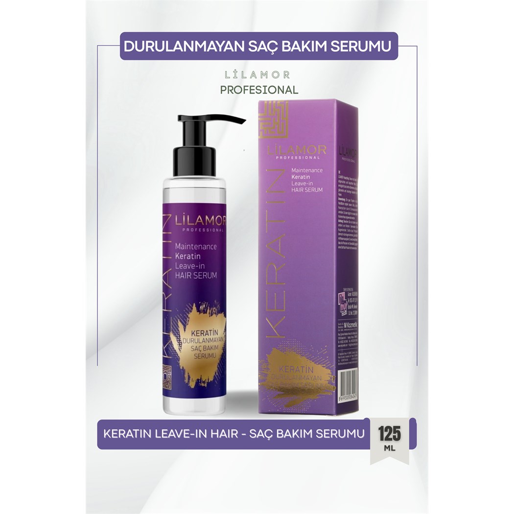 Keratin Durulanmayan Saç Bakım Serumu 125 ml
