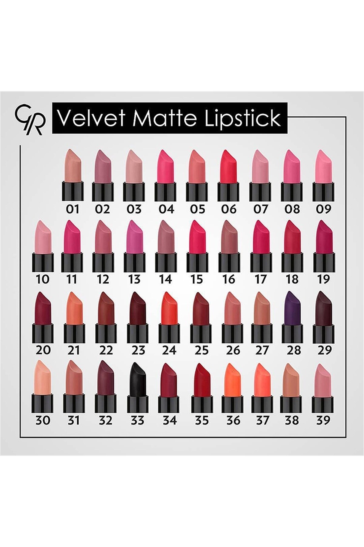 Velvet Matte Lipstick Ruj No: 20