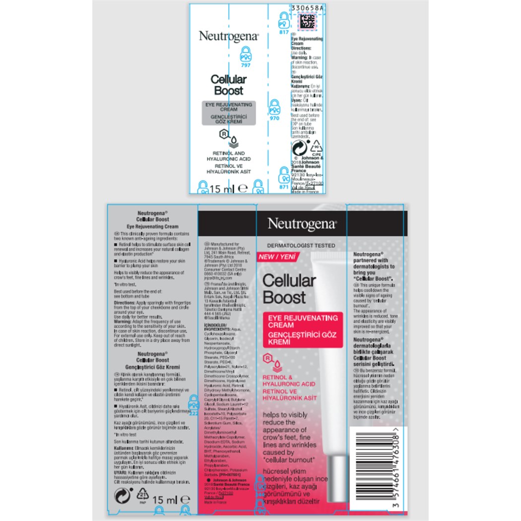Göz Çevresi Bakım Kremi & Cellular Bost Gençleştirici 15ml