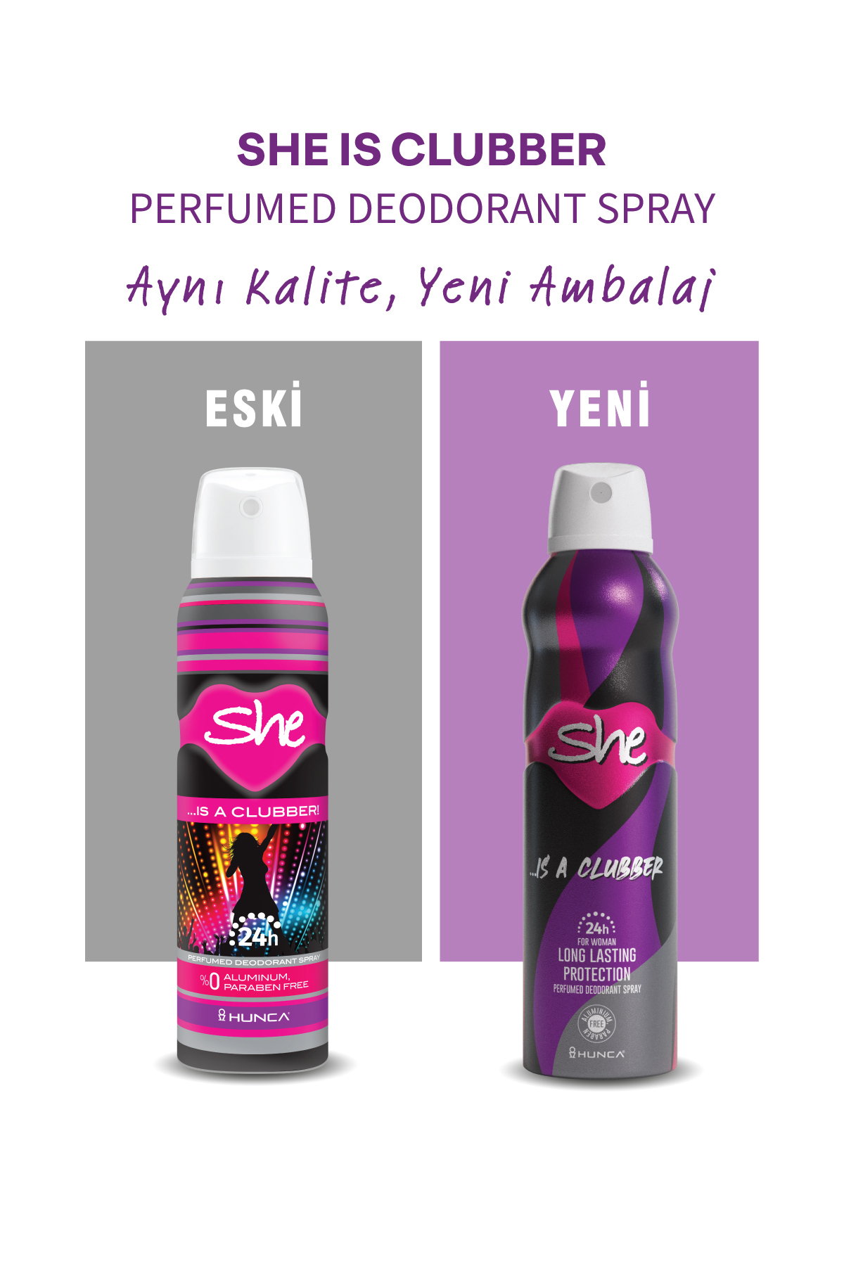 Clubber Kadın Deodorant ( 3 Adet X 150 ml )