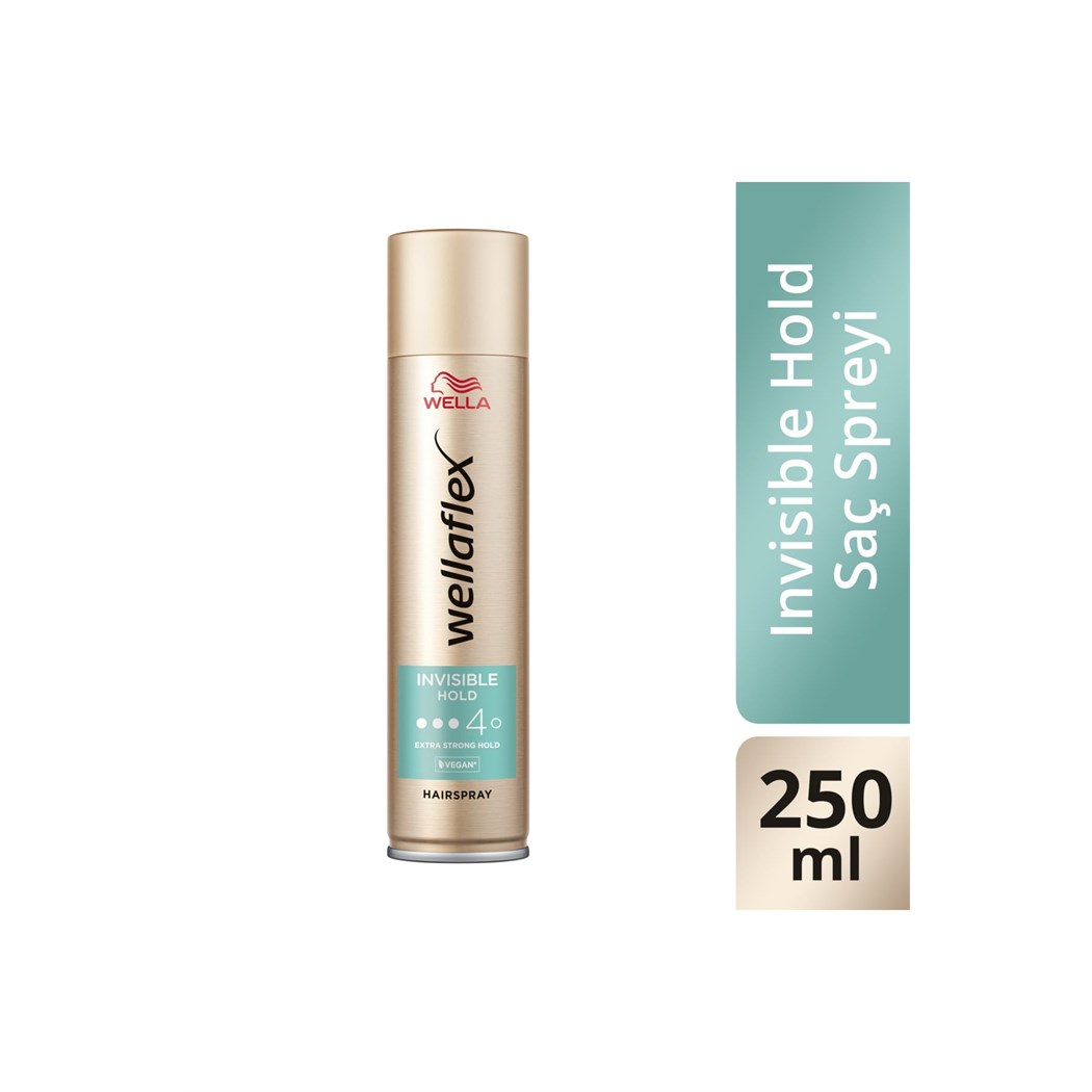 Wellaflex Invisible Hold Görünmez Tutuş Sağlayan Saç Spreyi Extra Strong Hold - 250 ml
