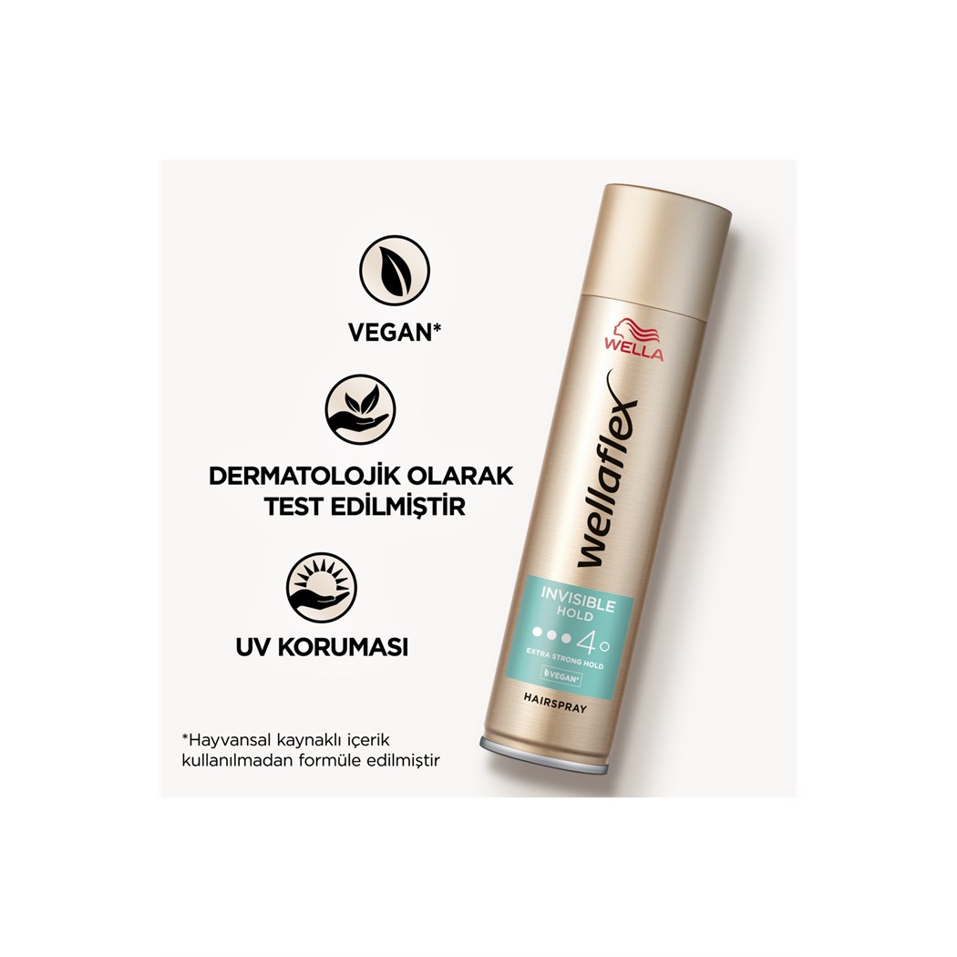 Wellaflex Invisible Hold Görünmez Tutuş Sağlayan Saç Spreyi Extra Strong Hold - 250 ml