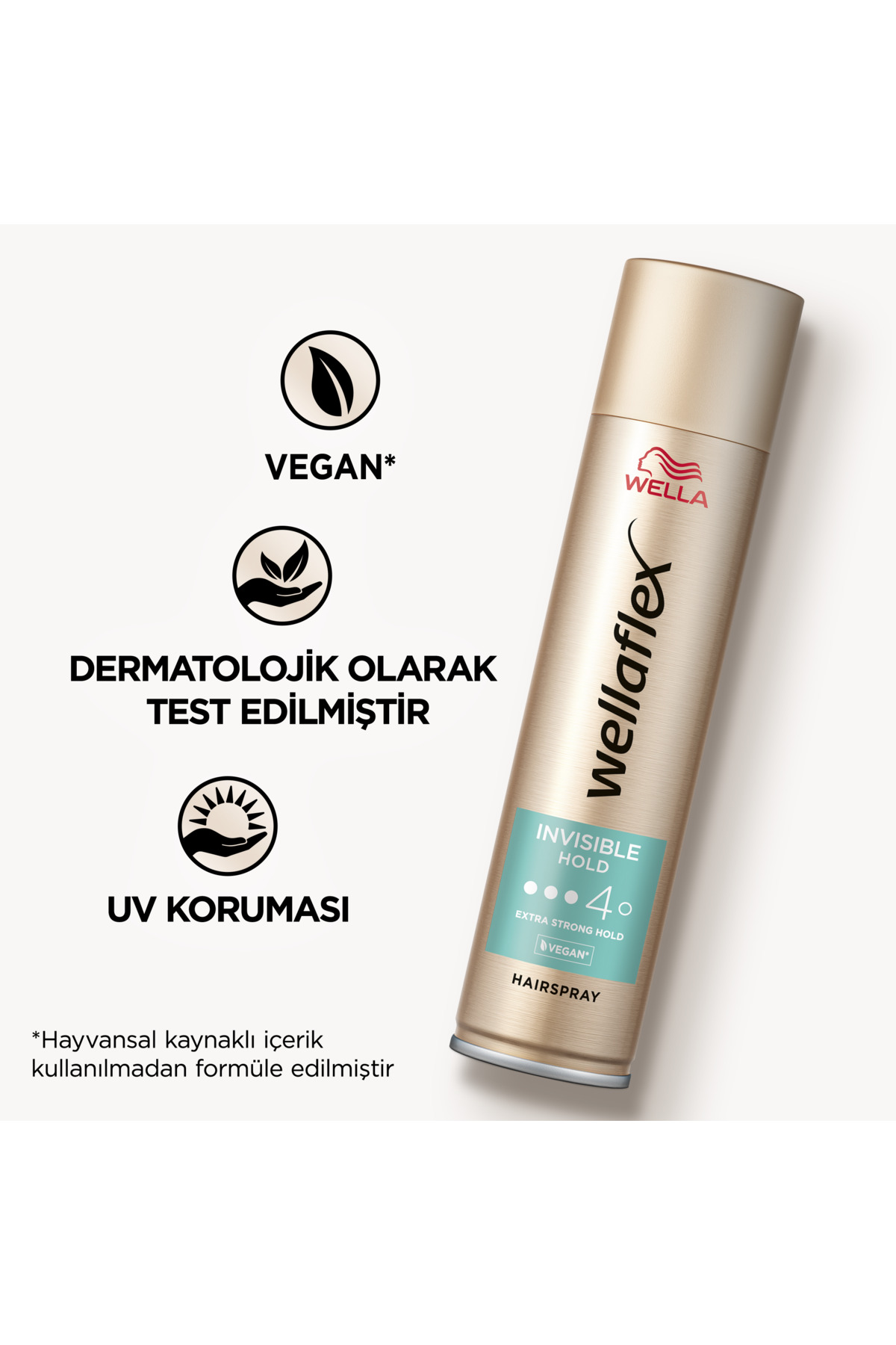 Wellaflex Invisible Hold Görünmez Tutuş Sağlayan Saç Spreyi Extra Strong Hold - 250 ml