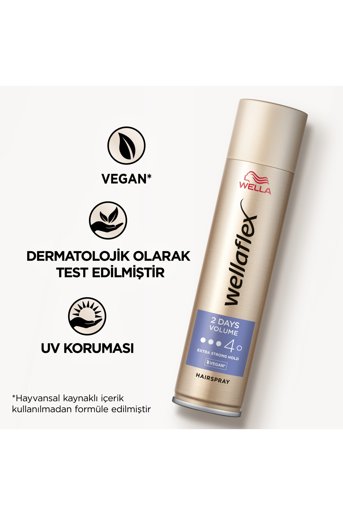 Wellaflex 2 Days Volume 2 Gün Boyunca Hacim Veren Saç Spreyi Extra Strong Hold - 250 ml