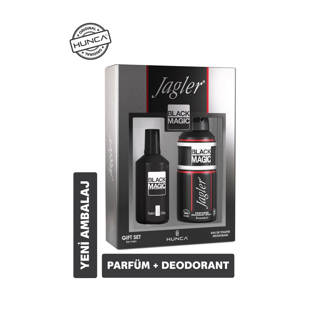 Black Magic Erkek Parfüm Seti ( Parfüm Edt 75 ml Deodorant 150 ml )