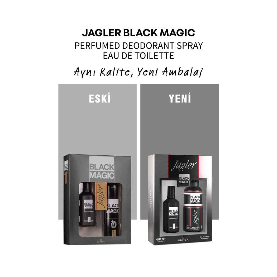 Black Magic Erkek Parfüm Seti ( Parfüm Edt 75 ml Deodorant 150 ml )