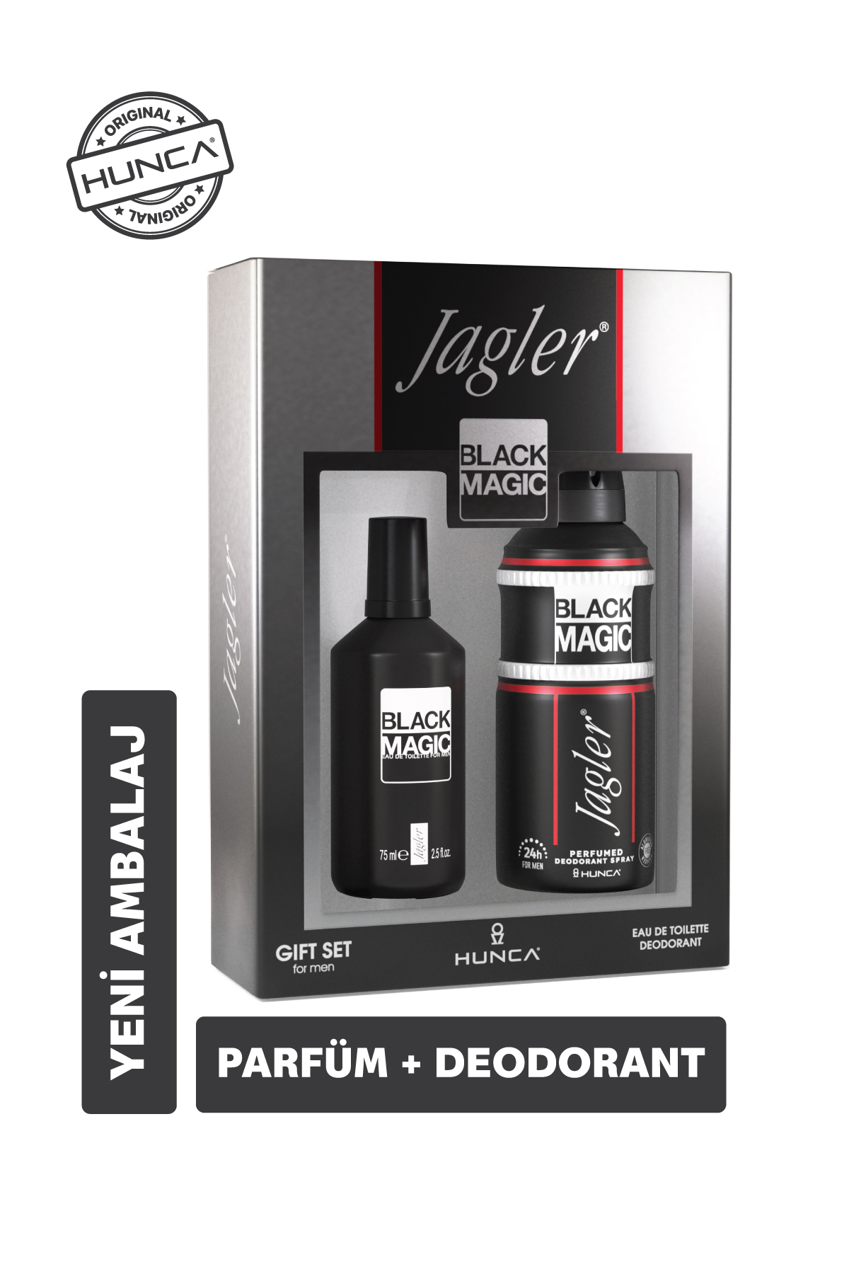 Black Magic Erkek Parfüm Seti ( Parfüm Edt 75 ml Deodorant 150 ml )