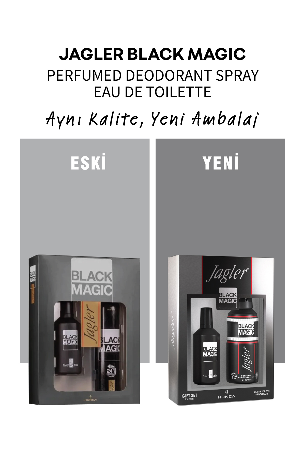 Black Magic Erkek Parfüm Seti ( Parfüm Edt 75 ml Deodorant 150 ml )