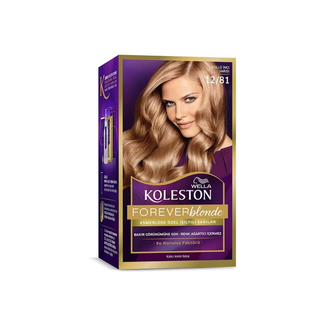 Kit Saç Boyası 12/81 Küllü İnci Sarısı