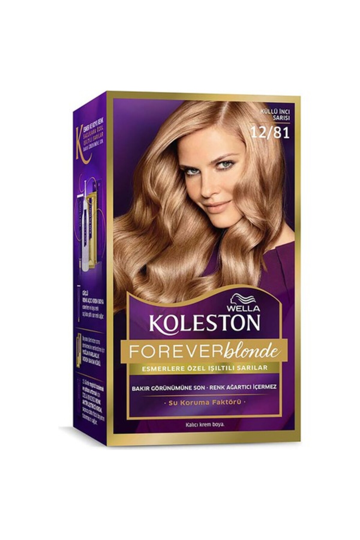 Kit Saç Boyası 12/81 Küllü İnci Sarısı