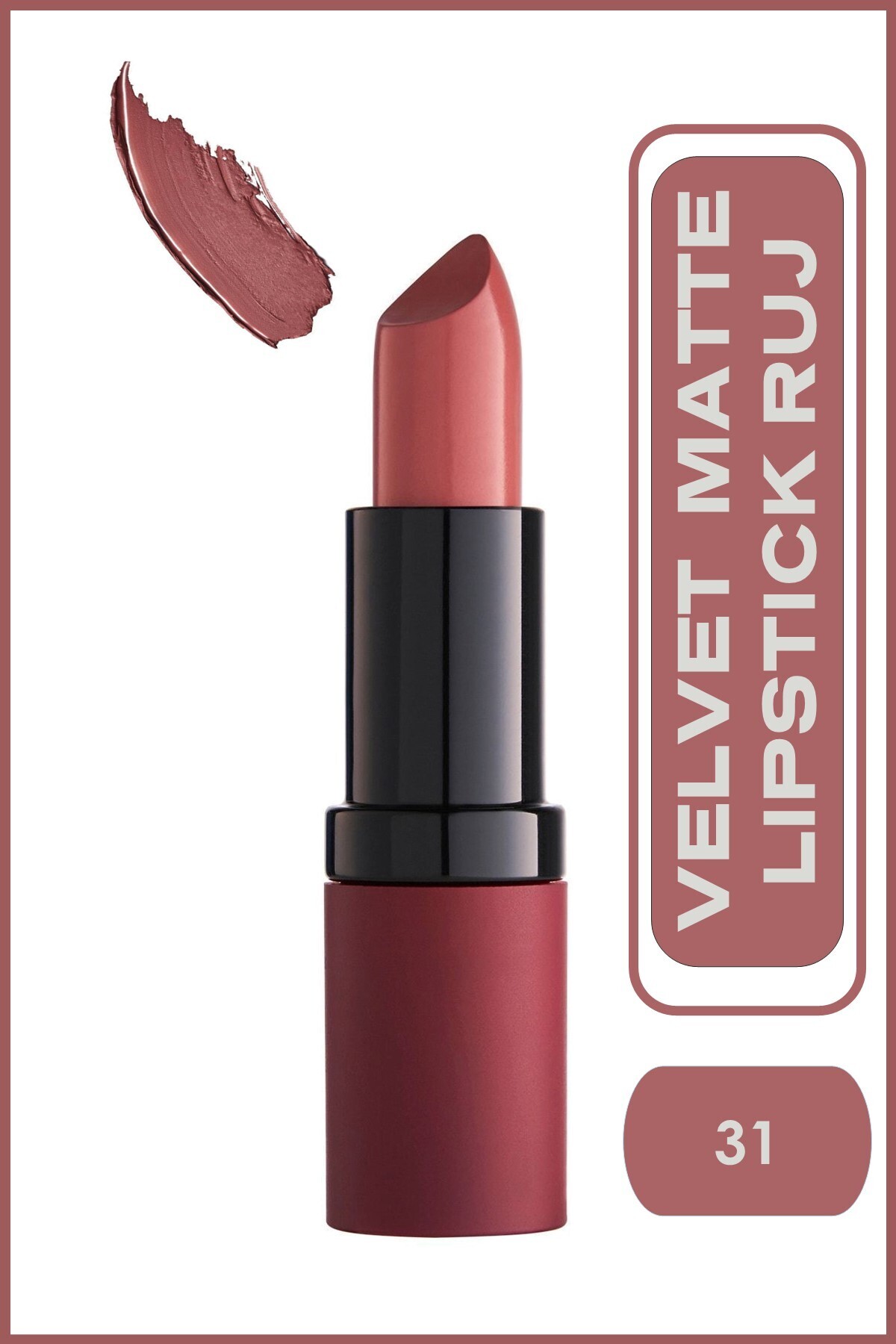 VELVET MATTE LIPSTICK NO.31-