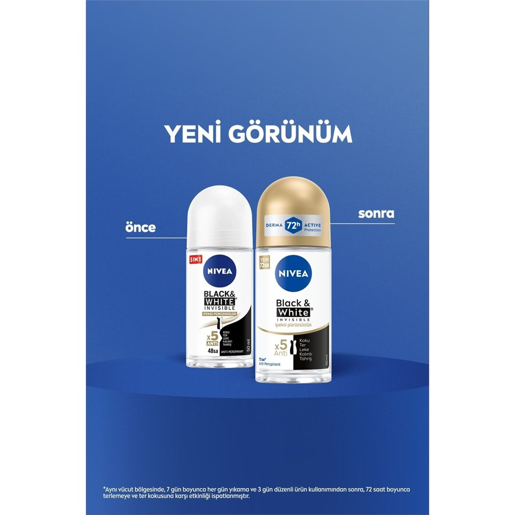BLACK WHİTE IPEKSİ PÜRÜSZ ROLL 50ML-