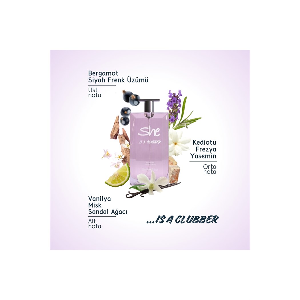 Clubber Kadın Parfüm 50 ml