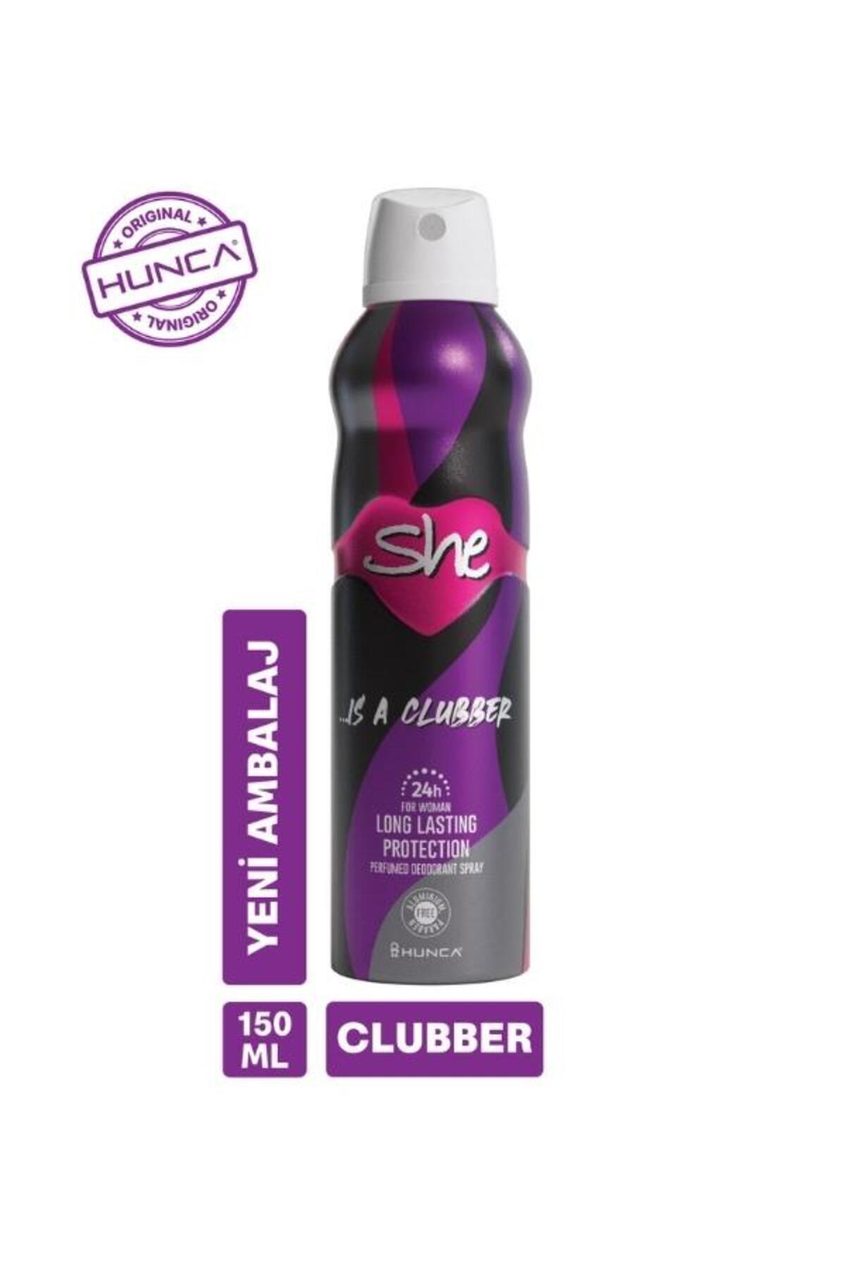 Clubber Kadın Parfüm Seti ( 50 ml Edt Parfüm 150 ml Deodorant)