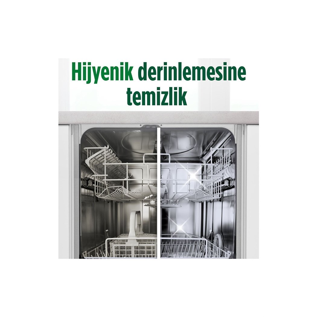 Bulaşık Makinesi Temizleyici, Kolay Temizlik, Limon Kokulu, 2 Kapsül