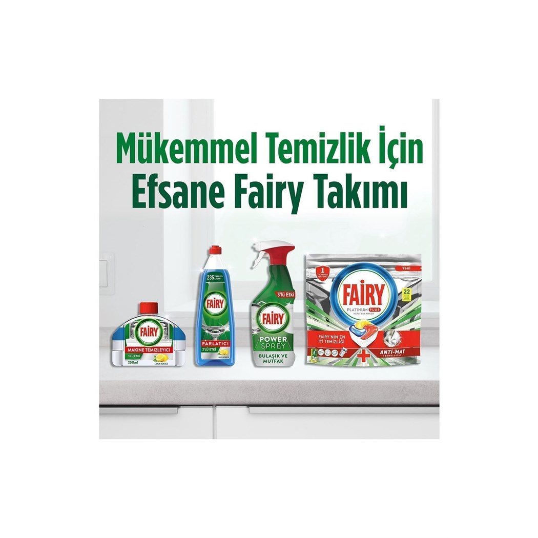 Bulaşık Makinesi Temizleyici, Kolay Temizlik, Limon Kokulu, 2 Kapsül