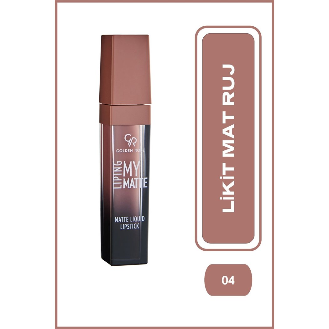Liping My Matte No: 04 - Likit Mat Ruj - 8691190434724