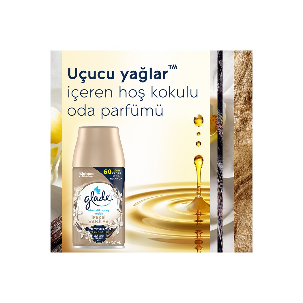 Otomatik Sprey Yedek İpeksi Vanilya 269ml 1 Yedek
