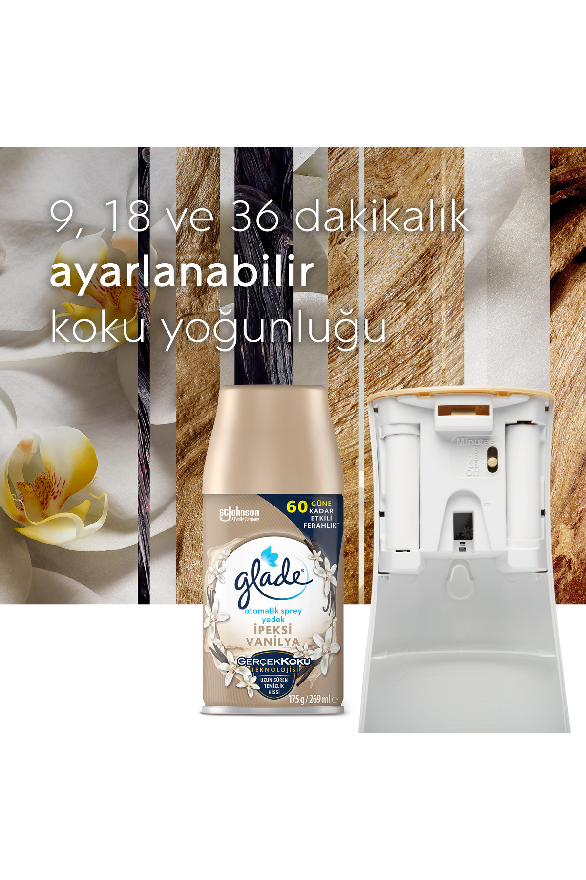 Otomatik Sprey Yedek İpeksi Vanilya 269ml 1 Yedek