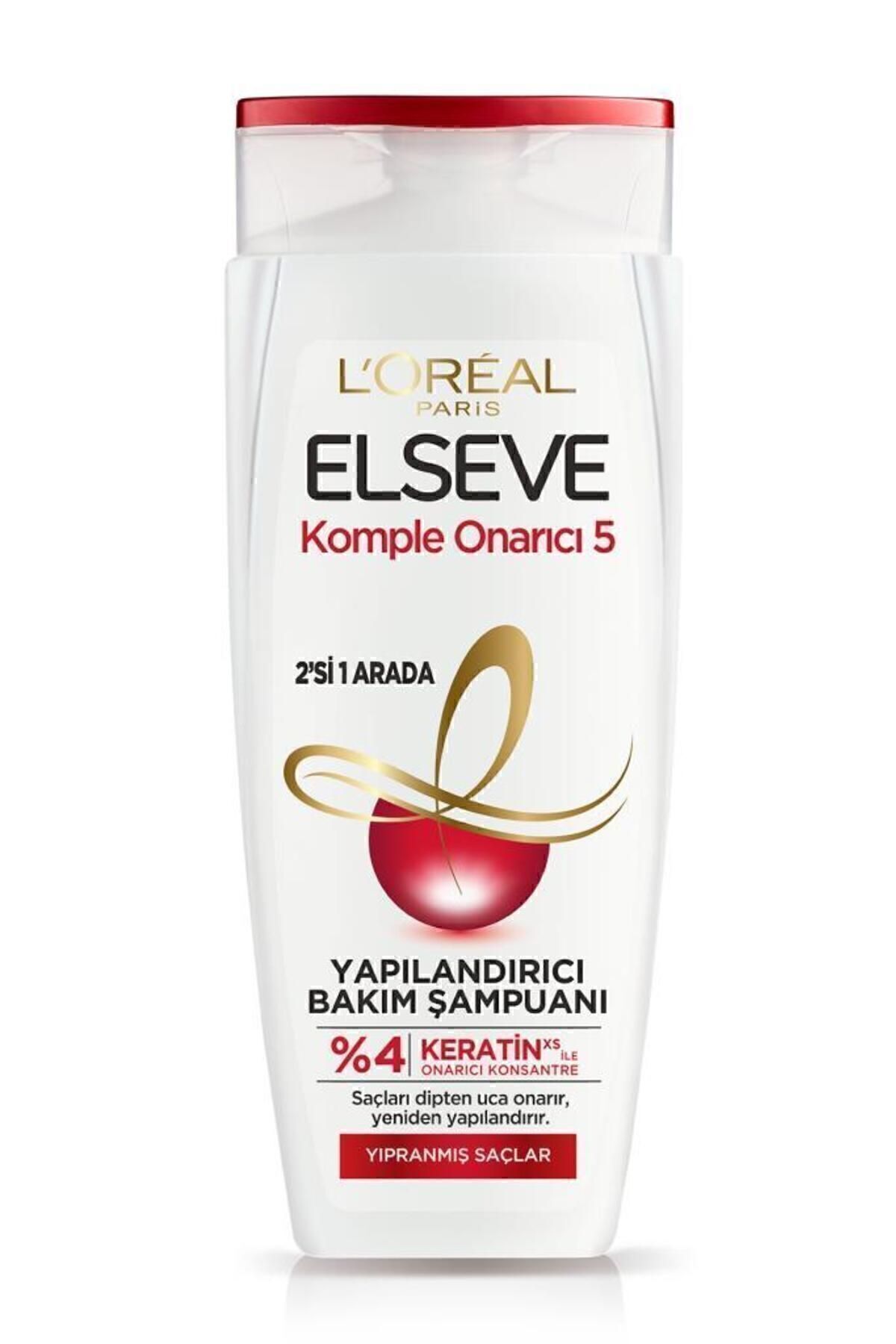 L'oréal Paris Komple Onarıcı 5 Yapılandırıcı Bakım Şampuanı 2'si 1 Arada 450 ml