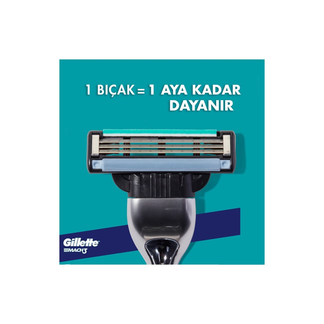 Mach3 Yedek Tıraş Bıçağı 4'lü