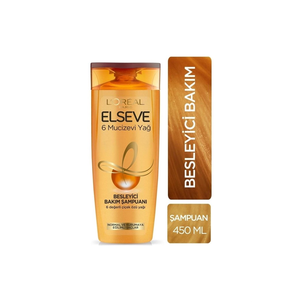 L'oréal Paris 6 Mucizevi Yağ Besleyici Bakım Şampuanı 450 ml