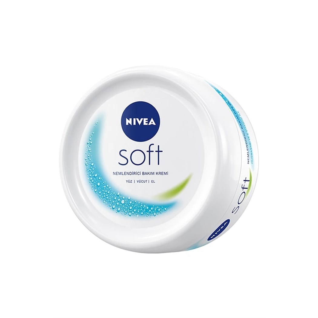 Soft Nemlendirici Vücut Bakım Kremi 200ml, Jojoba Yağı, E Vitamini, Yüz Vücut El, Yumuşak Cilt Hissi