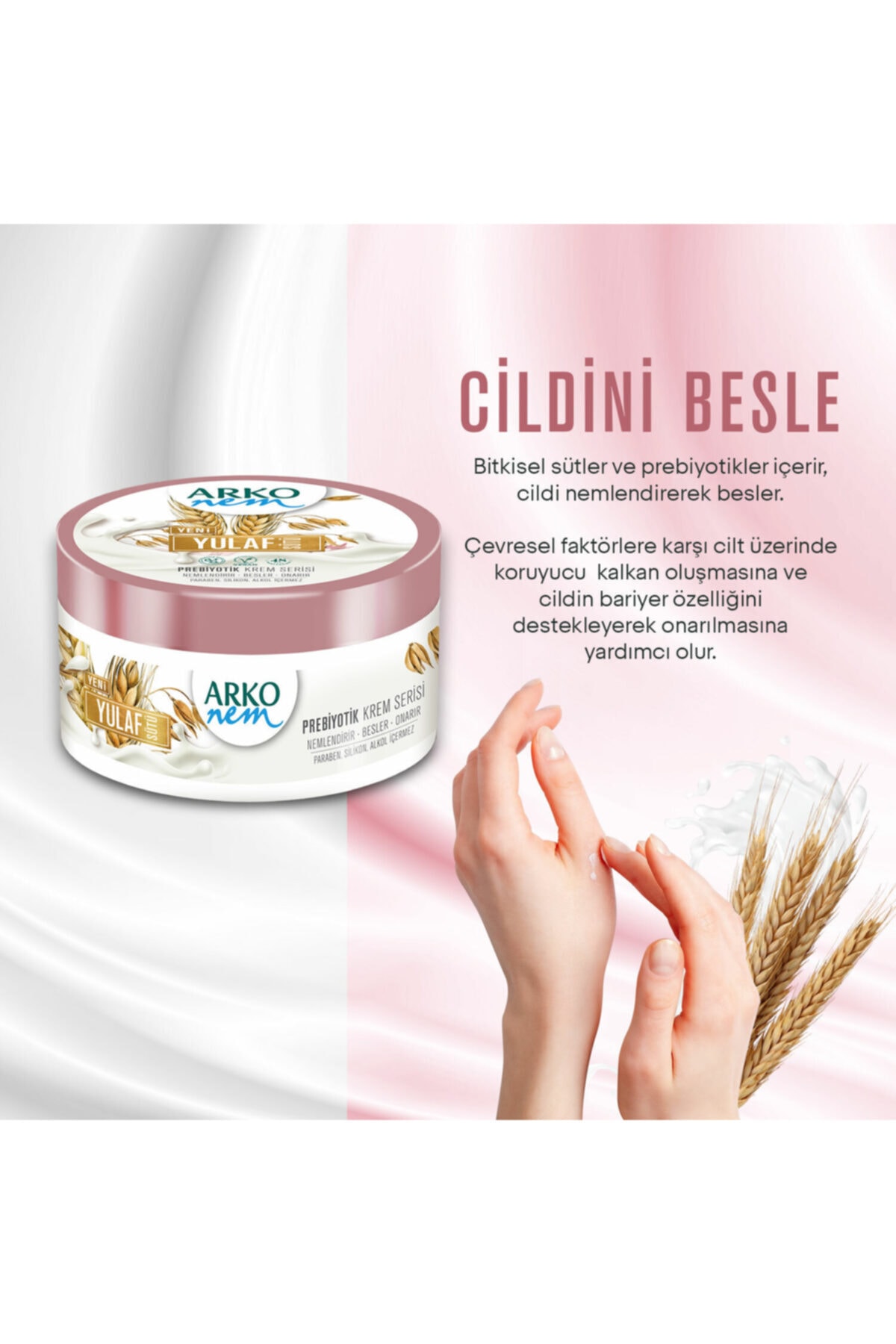 Prebiyotik Krem Serisi Yulaf Sütü 250ml