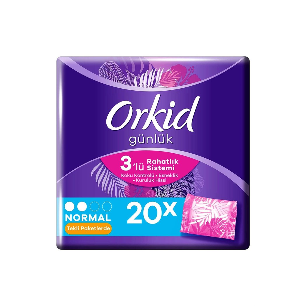 Günlük Ped Normal 20'li Tekli Paket