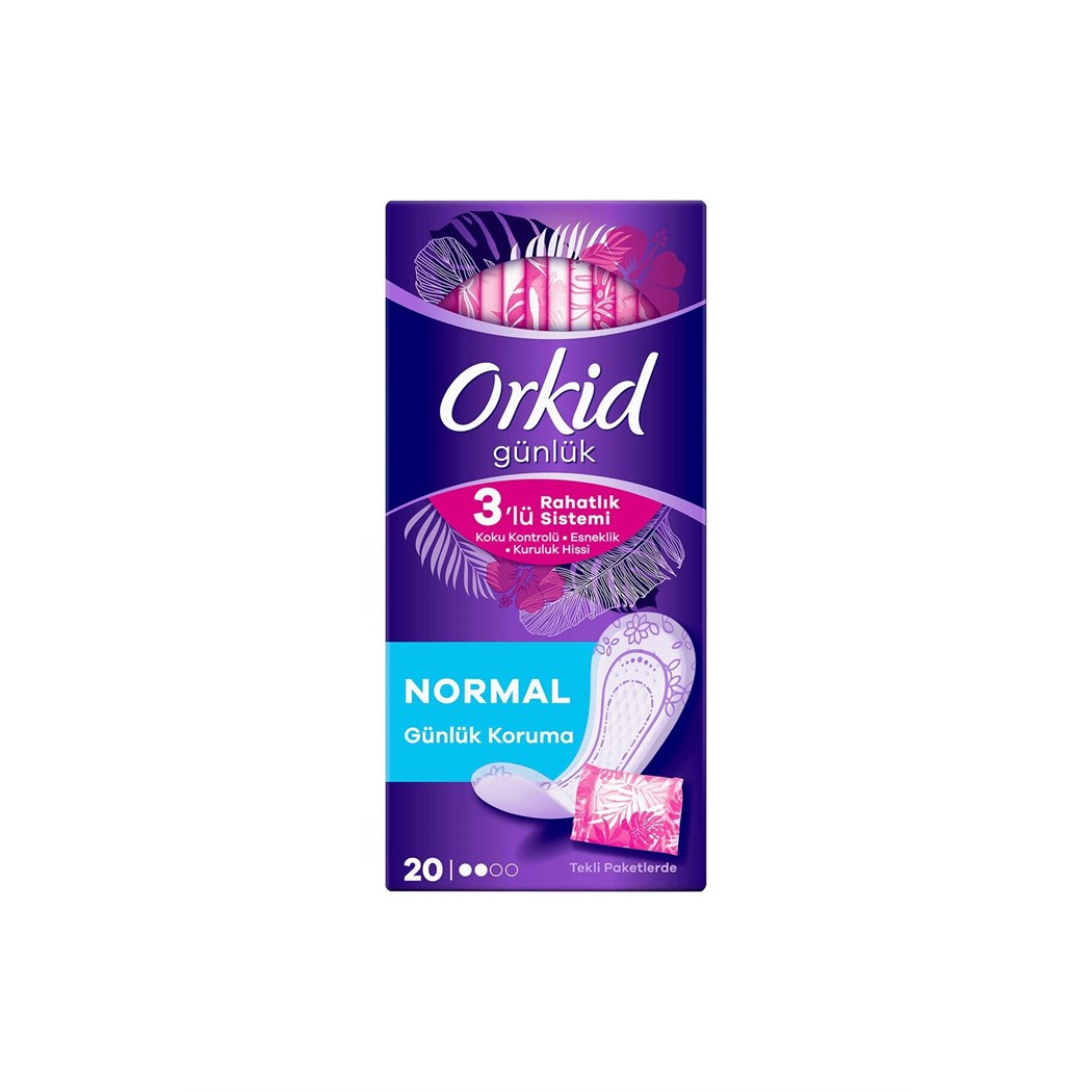 Günlük Ped Normal 20'li Tekli Paket