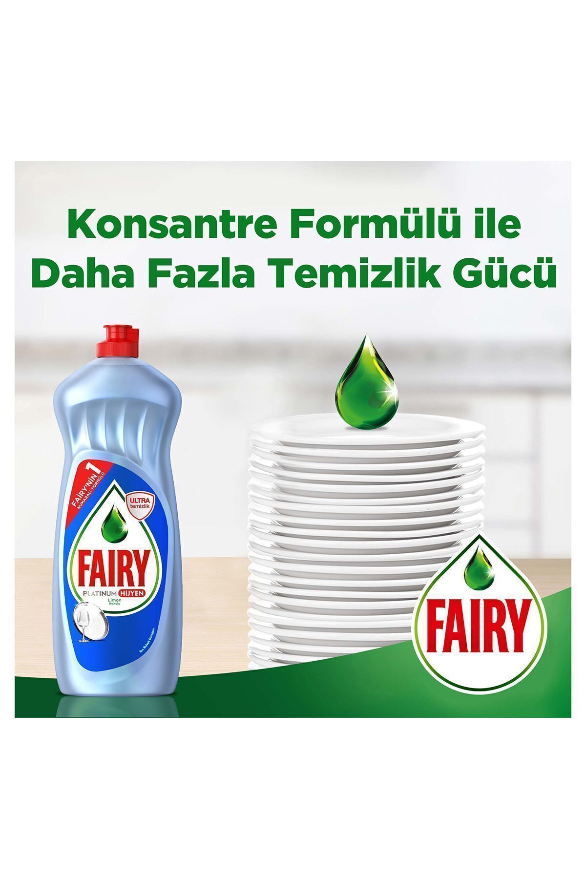 Platinum Hijyen Sıvı Bulaşık Deterjanı 1500 ml Limon