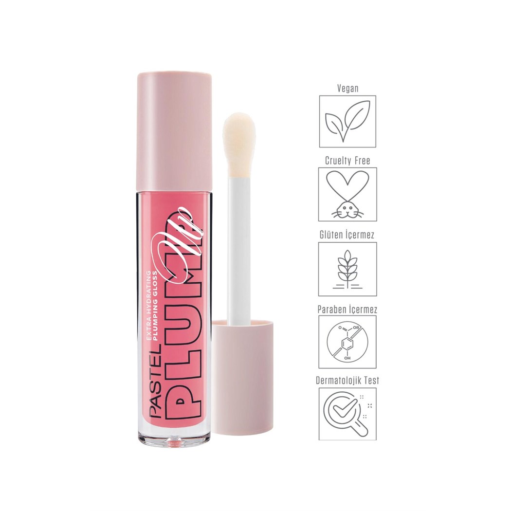 Plump Up 203 Cotton Candy Extra Hydrating Plumping Gloss - Dolgunlaştıran Dudak Parlatıcısı