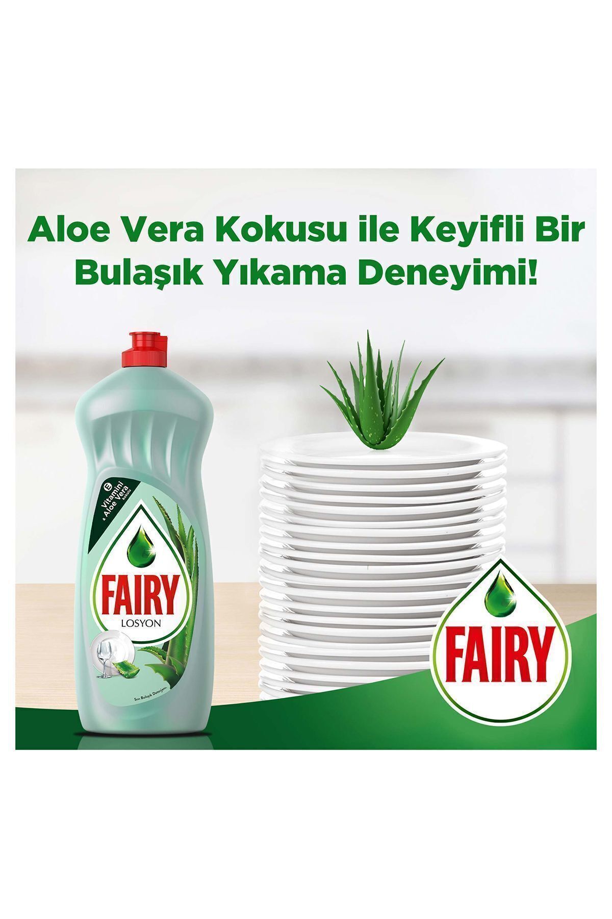 Losyon Sıvı Bulaşık Deterjanı 1500 ml Aloe Vera Kokulu