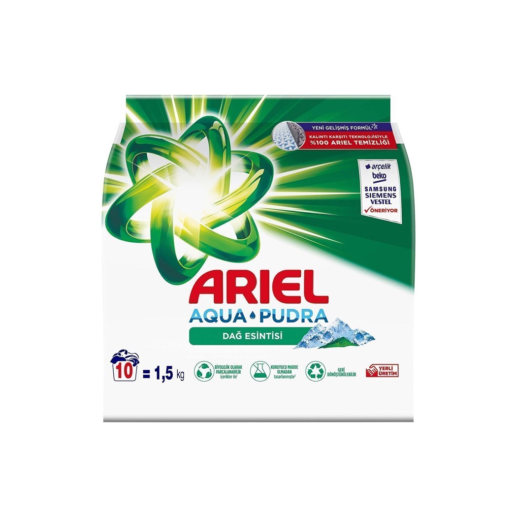 Dağ Esintisi 1,5 kg Aquapudra Toz Çamaşır Deterjanı