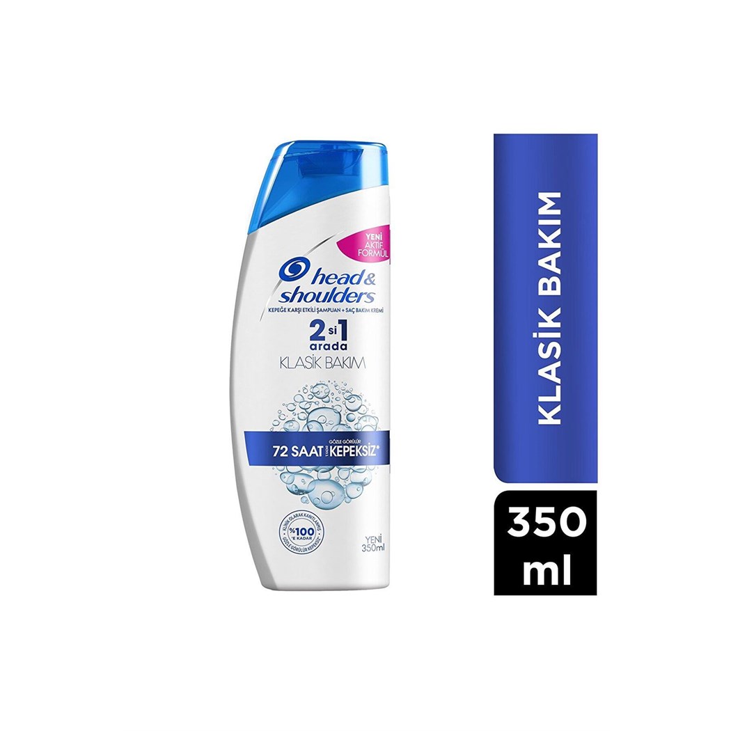 Head & Shoulders 350 ML. 2-1 Klasik Bakım Şampuanı 72 Saat Kepeksiz