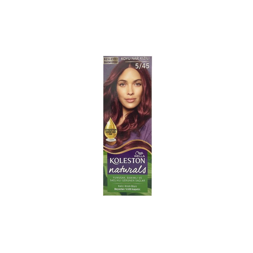 Koleston Saç Boyası Naturals 5/45 Koyu Nar Kızılı